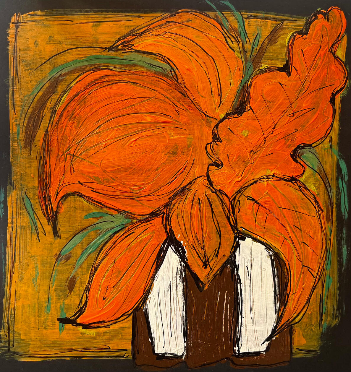 Light in Bloom, 22x22cm Not for sale