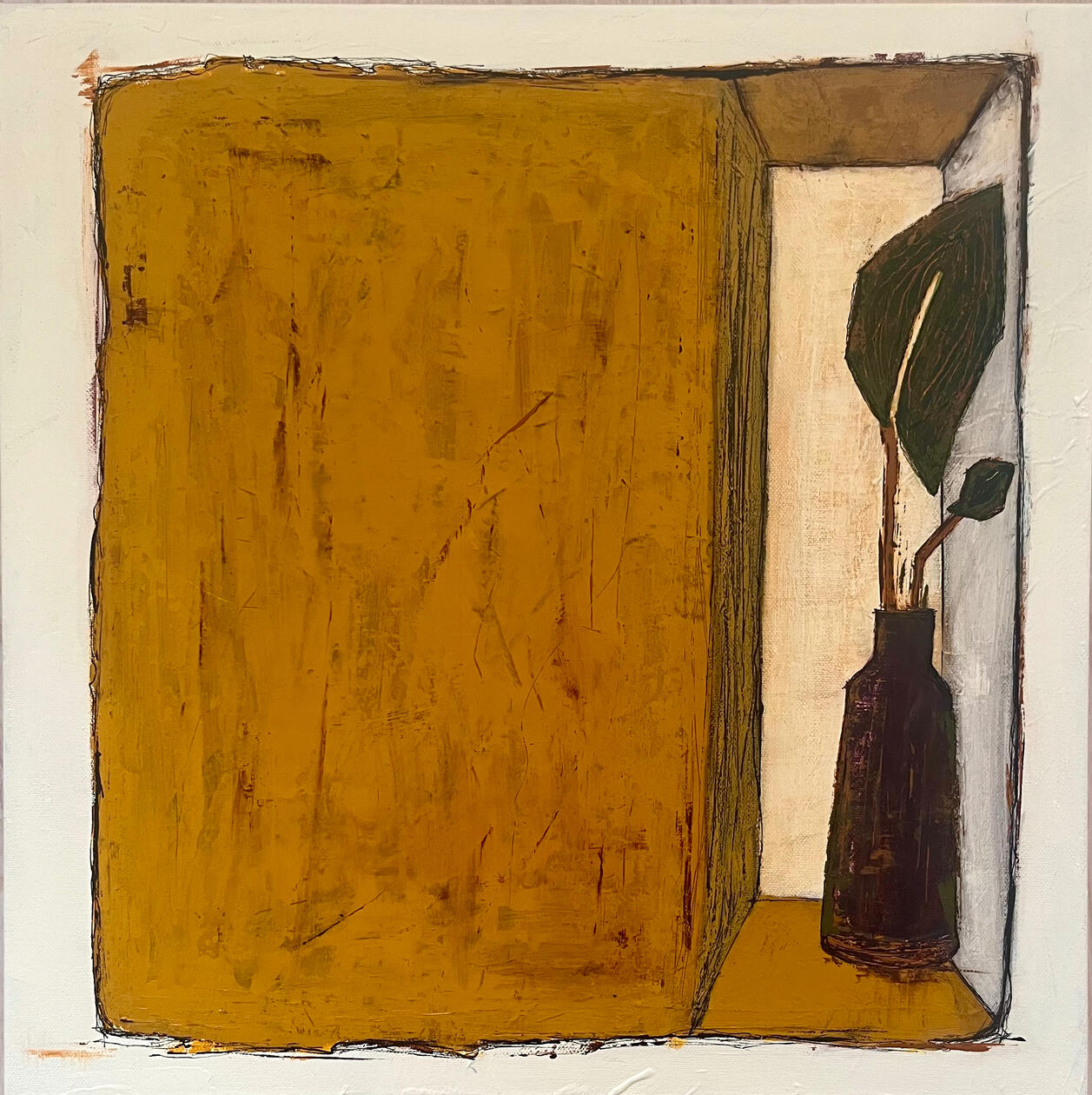 A Warm Corner, 50x50x3 cm 220e
